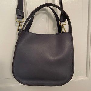 Madewell Sydney shoulder bag (blue leather)